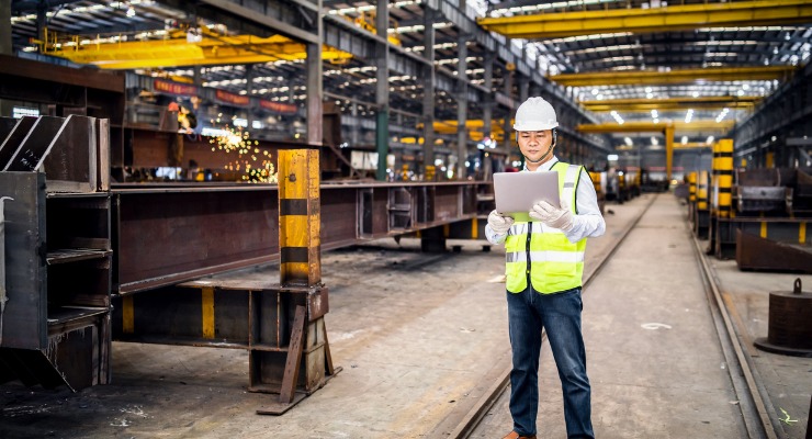 Local Chinese agent conducting a factory inspection to ensure quality.